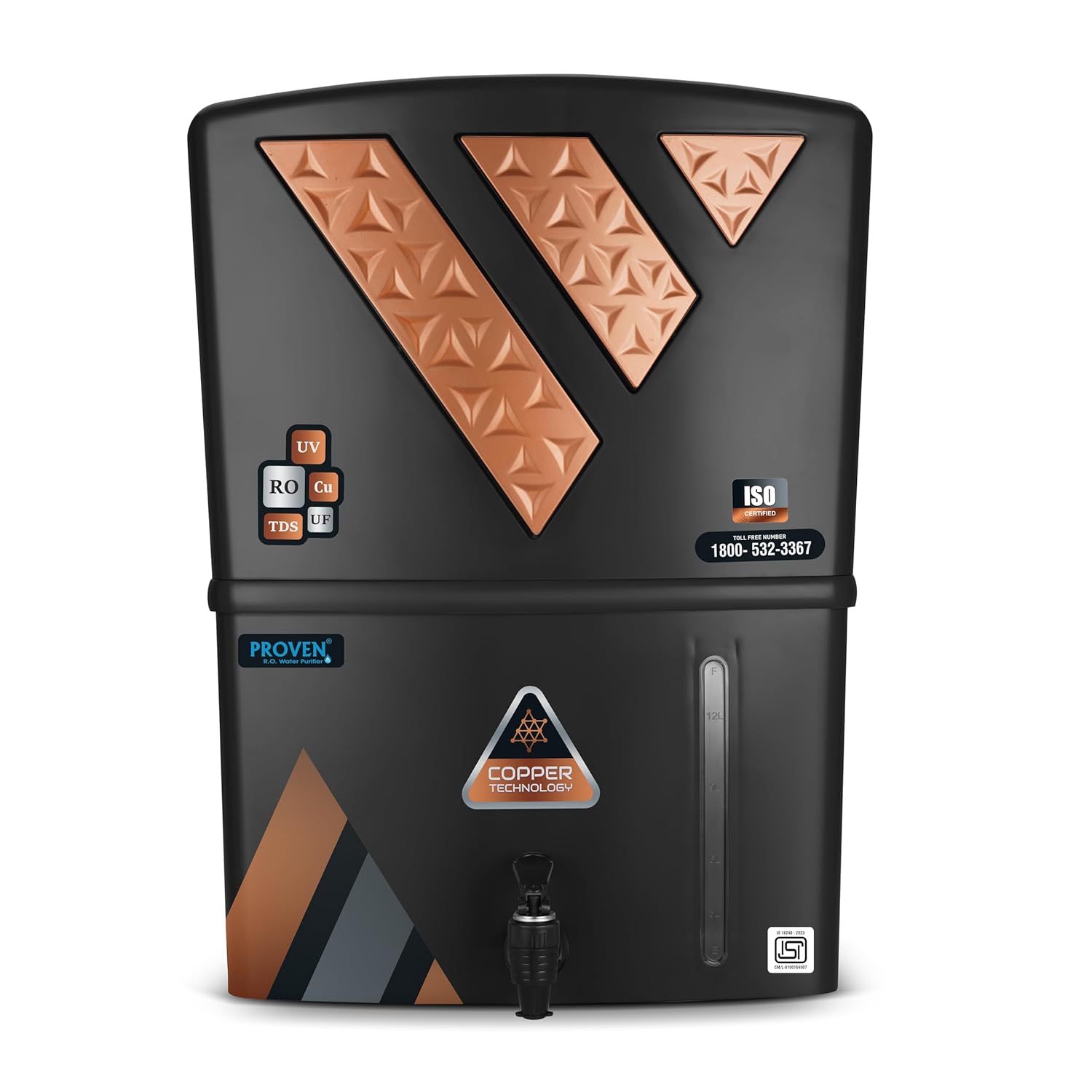 Proven Eleven RO Water Purifier | 10-Stage Purification with RO+UV+UF+TDS+AC Tech | Water Saver (Up to 60%) | Taste Adjuster | For Borewell, Tanker & Municipal Water | Made in India | 10L Storage