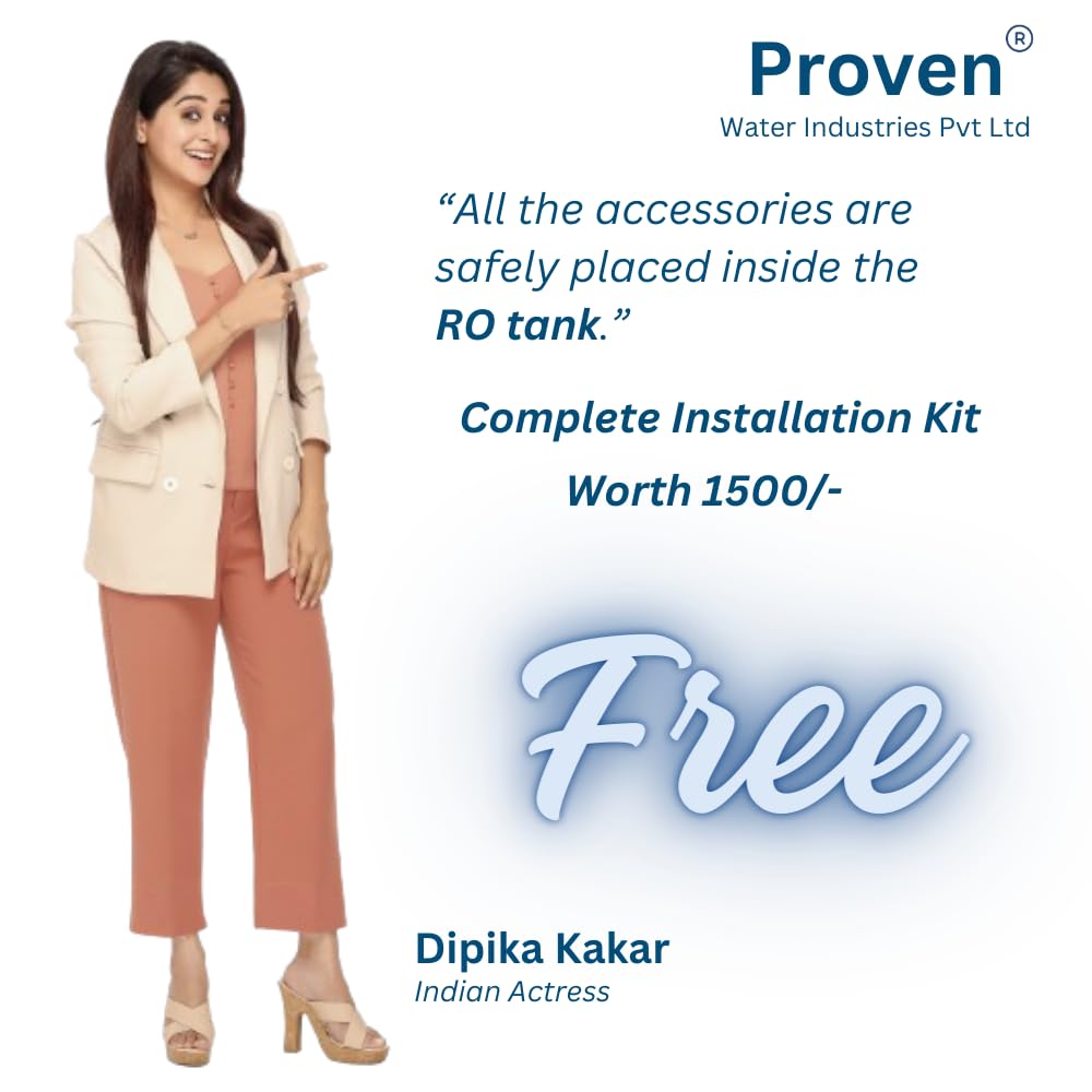 Proven Eleven RO Water Purifier | 10-Stage Purification with RO+UV+UF+TDS+AC Tech | Water Saver (Up to 60%) | Taste Adjuster | For Borewell, Tanker & Municipal Water | Made in India | 10L Storage